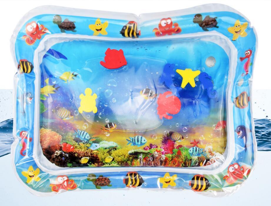 Baby Inflatable Water Mat, Infants Summer Beach Water Mat Patted Pad Water Cushion For Infants Toddlers Summer Activity Play Toys Baby Pillows - Cubbies Bliss
