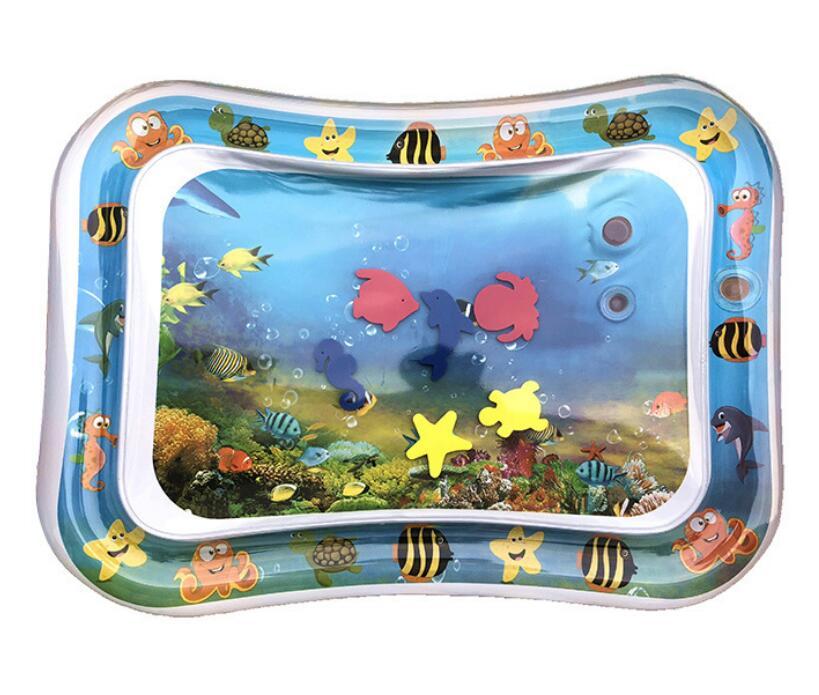 Baby Inflatable Water Mat, Infants Summer Beach Water Mat Patted Pad Water Cushion For Infants Toddlers Summer Activity Play Toys Baby Pillows - Cubbies Bliss