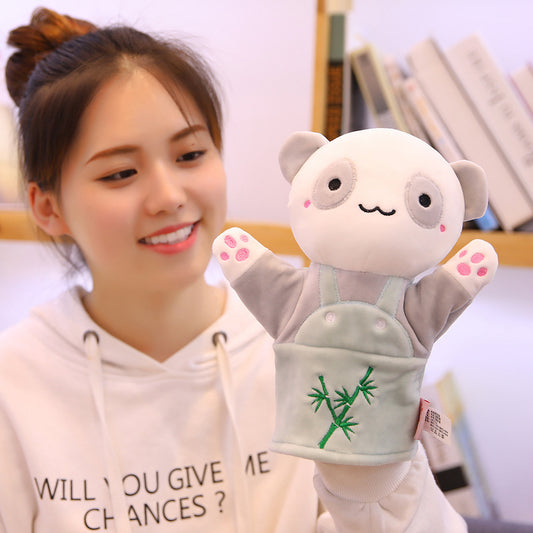 Cartoon Animal Plush Hand Puppet Elephant Panda Deer Koala Hand Puppet Toys For Kids - Cubbies Bliss