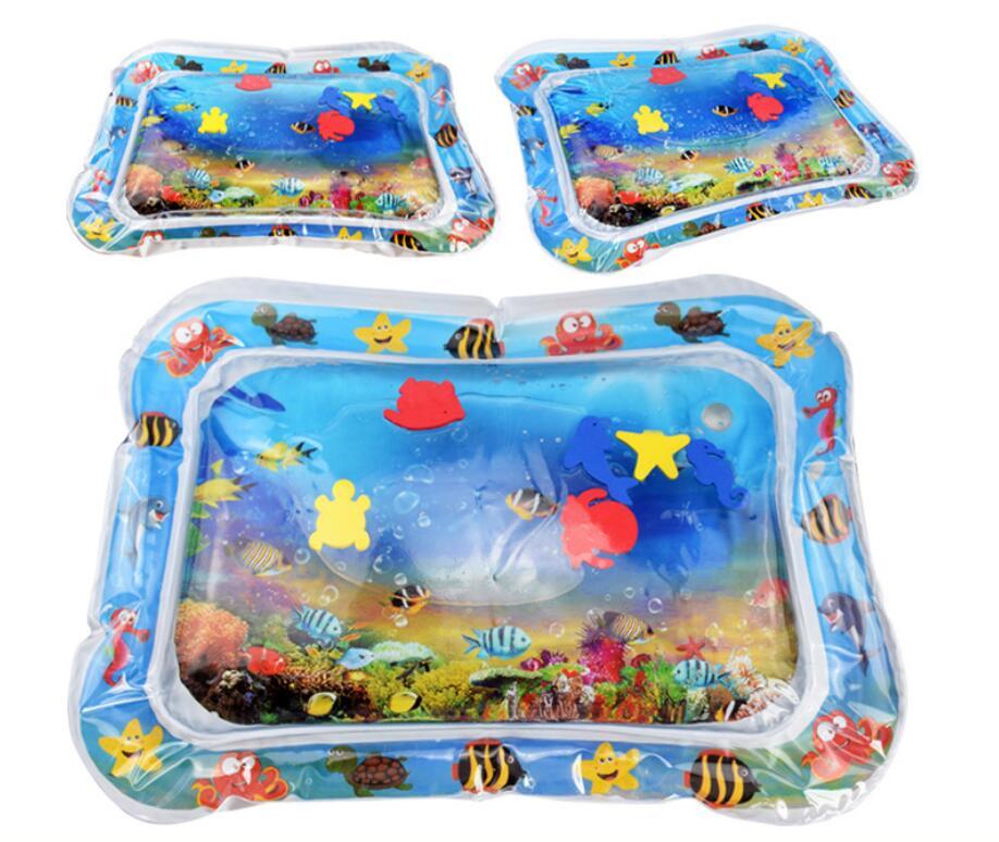 Baby Inflatable Water Mat, Infants Summer Beach Water Mat Patted Pad Water Cushion For Infants Toddlers Summer Activity Play Toys Baby Pillows - Cubbies Bliss