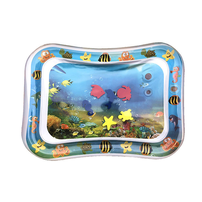 Baby Inflatable Water Mat, Infants Summer Beach Water Mat Patted Pad Water Cushion For Infants Toddlers Summer Activity Play Toys Baby Pillows - Cubbies Bliss