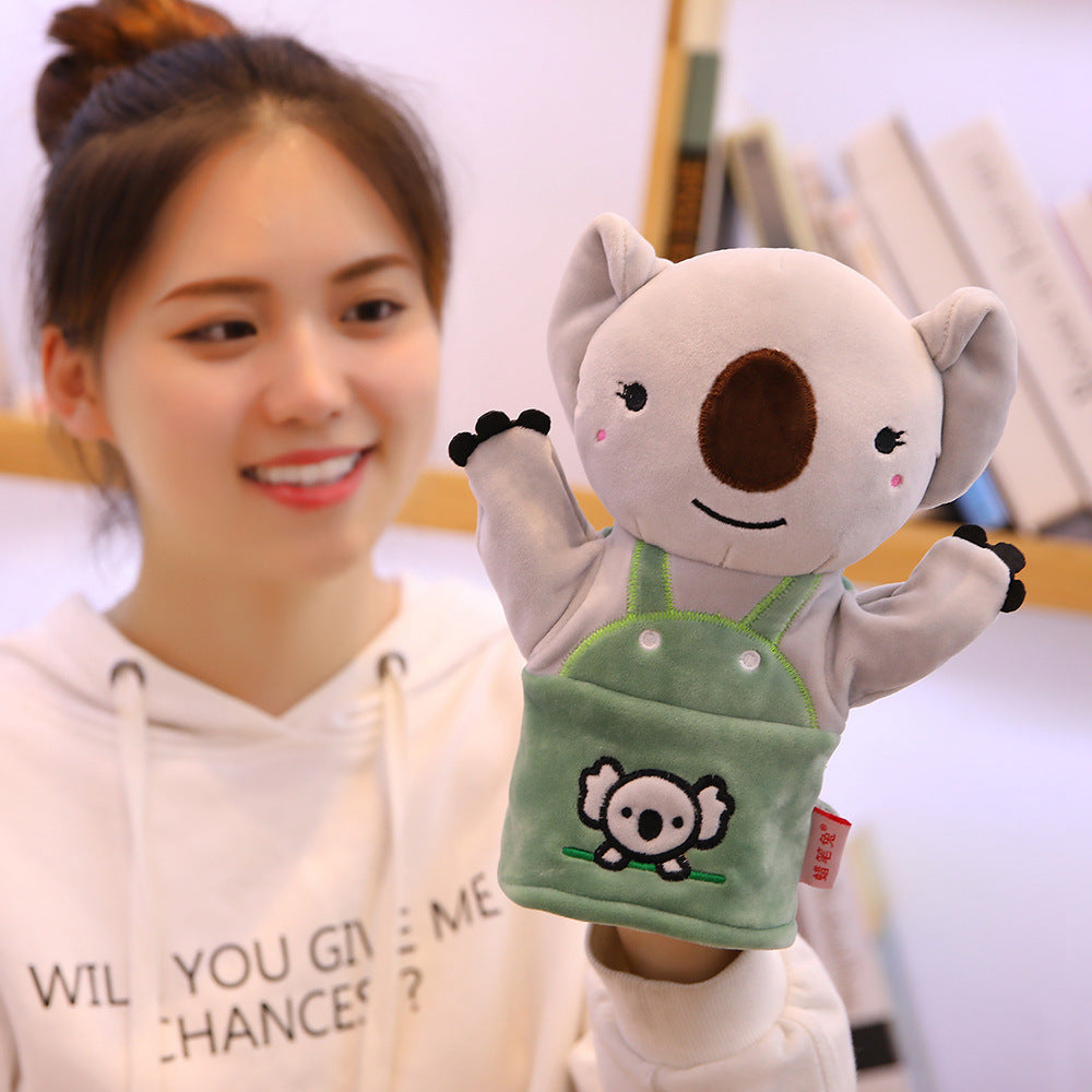 Cartoon Animal Plush Hand Puppet Elephant Panda Deer Koala Hand Puppet Toys For Kids - Cubbies Bliss